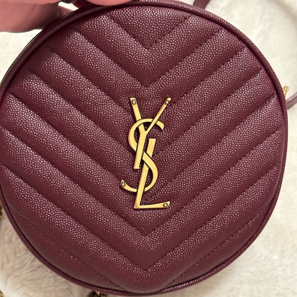 YSL round vinyle camera bag - Picture 7 of 8